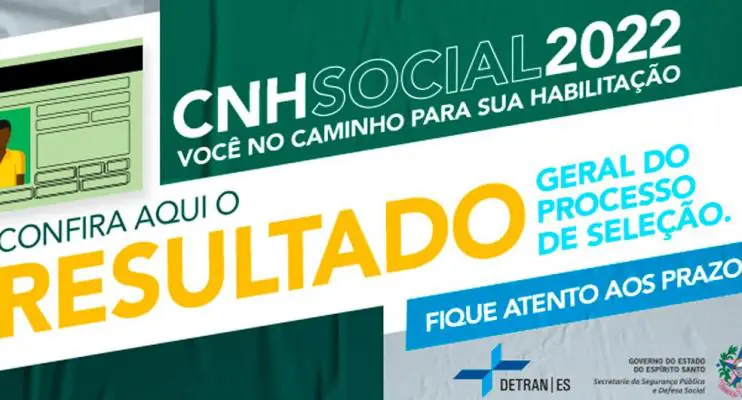 Detran|ES abre matrícula para candidatos selecionados na 2ª lista do CNH Social 2022